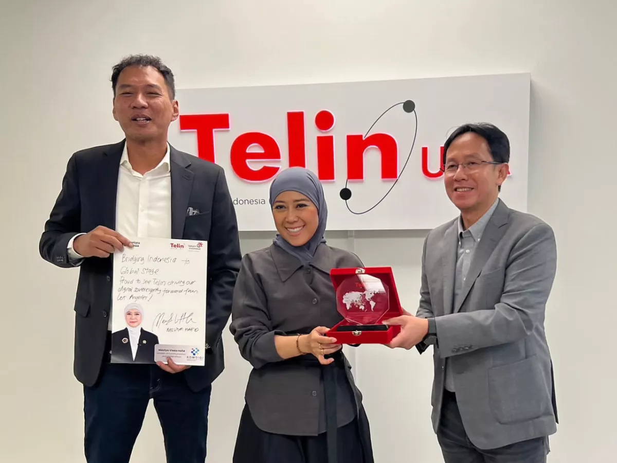 Menkomdigi Kunjungi Kantor Telin di Los Angeles, Dorong Ekosistem Digital Indonesia Go Global