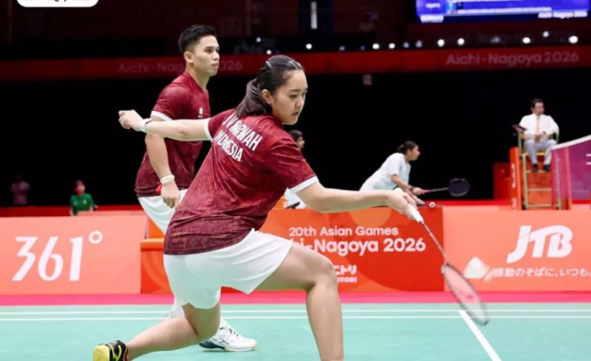 Amri/Nita Tembus Semifinal Asian Games 2026, Medali Perunggu Sudah di Tangan