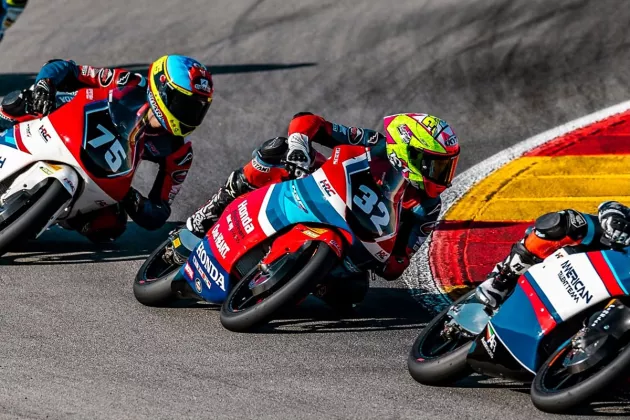 Kiandra Ramadhipa Sabet Posisi Runner Up Race 1 Moto3 Junior Aragon