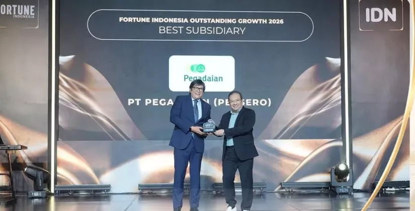 Pegadaian Raih Penghargaan Fortune Indonesia 100, Kontribusi ke BRI Group Makin Disorot