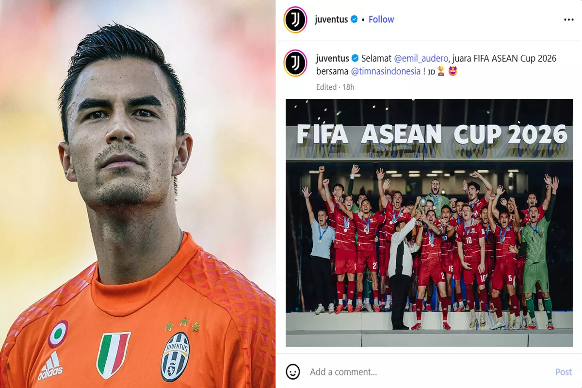 Juventus Beri Selamat pada Emil Audero Usai Sabet Gelar Juara FIFA ASEAN Cup 2026