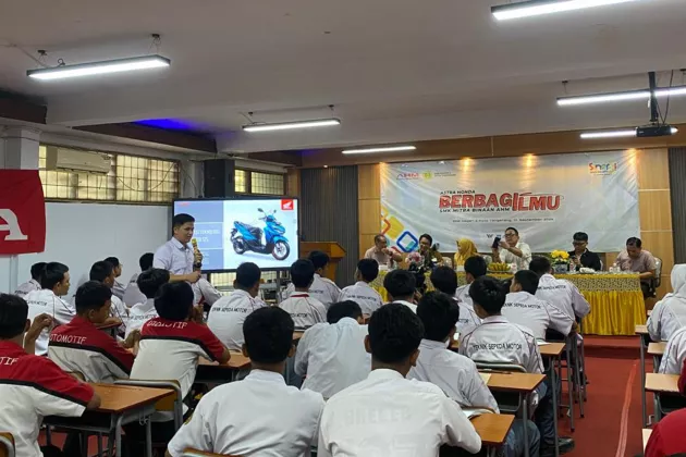 Astra Honda Berbagi Ilmu Dorong Talenta Vokasi Hadapi Perkembangan Teknologi Otomotif