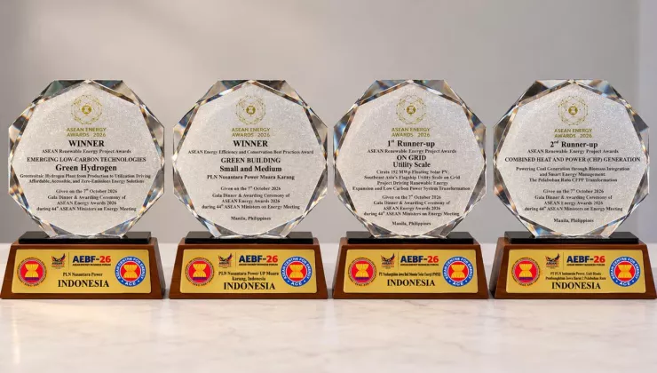 Inovasi Energi Bersih PLN Group Raih Empat Penghargaan ASEAN Energy Awards 2026
