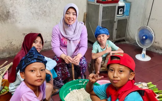 Anak-anak Banten Perkenalkan Sate Bandeng di Program Si Bolang Trans7