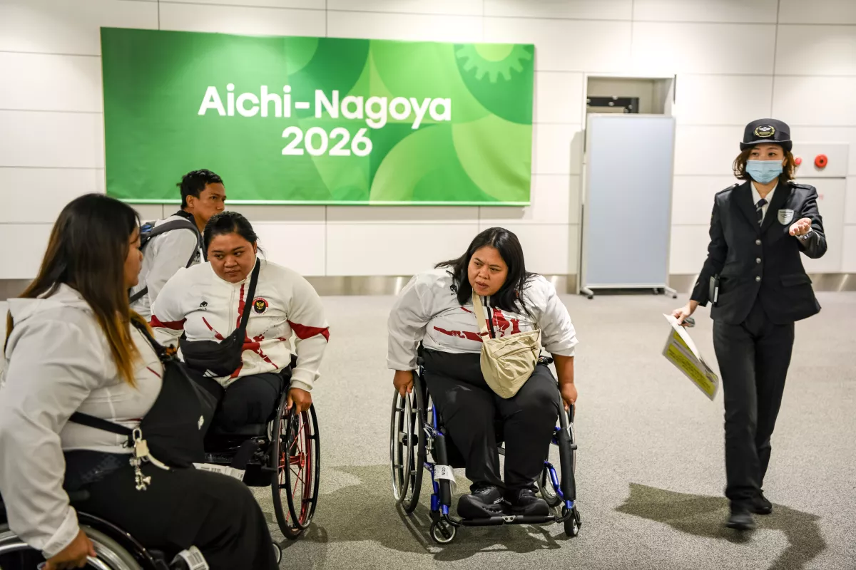 Kontingen Indonesia Tiba di Nagoya,  Optimis Penuhi Target Asian Paragames 2026