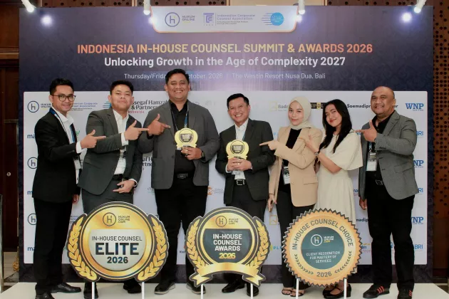 Perkuat Tata Kelola Perusahaan, Pegadaian Raih Dua Penghargaan di Indonesia In-House Counsel Awards 2026