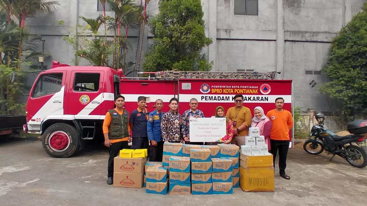 TelkomGroup Salurkan Bantuan Kesehatan bagi Masyarakat Terdampak Karhutla di Kalimantan