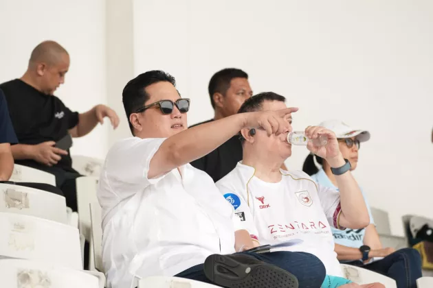 Ketum PSSI Erick Thohir Saksikan Laga Perdana Indonesia Women’s League 2026 di Stadion Madya Jakarta 