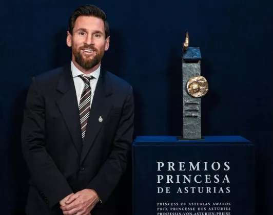 Lionel Messi Terima Penghargaan Putri Asturias 2026 di Spanyol