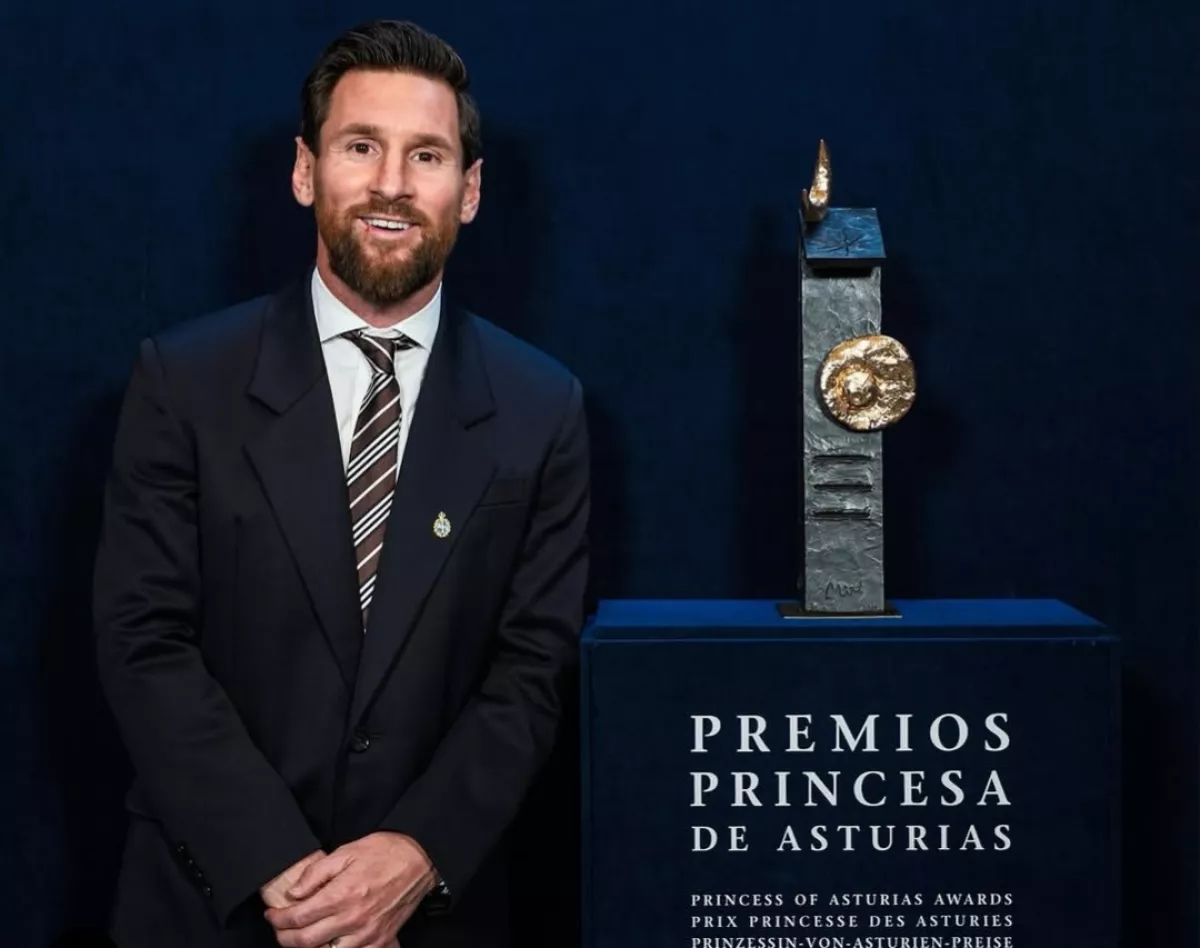 Lionel Messi Terima Penghargaan Putri Asturias 2026 di Spanyol