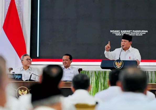 Prabowo Puji Mentan Amran, Garap Lahan Pangan Tanpa Buka Hutan