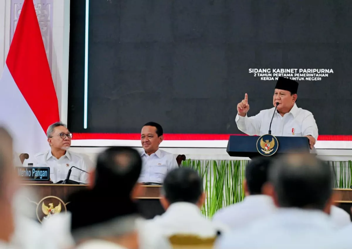 Prabowo Puji Mentan Amran, Garap Lahan Pangan Tanpa Buka Hutan