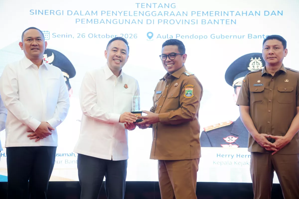 Gubernur Andra Soni dan Kejati Banten Sepakati Penguatan Pengawalan Hukum Pembangunan