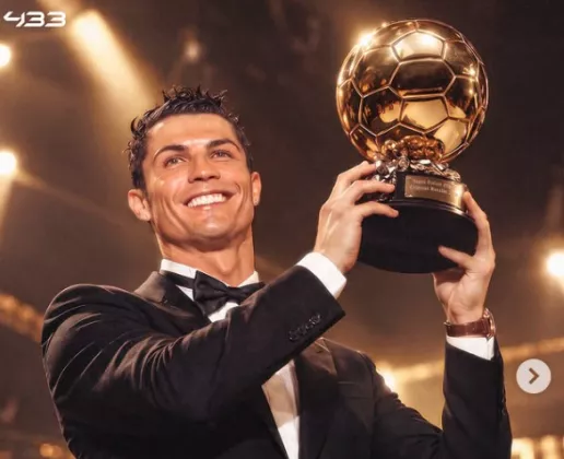 Bukan GOAT, Cristiano Ronaldo Raih BOAT Ballon d'Or dalam Voting Online
