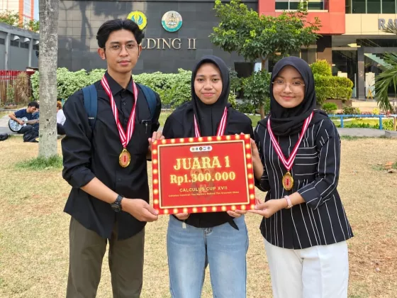 Mahasiswa ITPLN Juara 1 Calculus Cup XVII UNJ 2026, Kuncinya Berani Kompetisi
