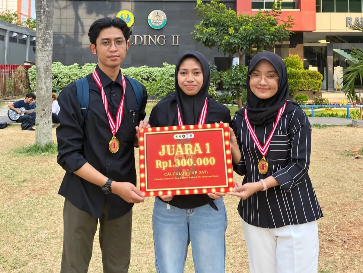 Mahasiswa ITPLN Juara 1 Calculus Cup XVII UNJ 2026, Kuncinya Berani Kompetisi