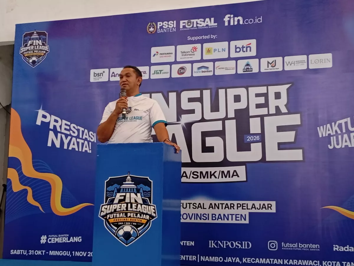 Andra Soni Apresiasi FIN Super League Futsal 2026, Jadi Langkah Awal Banten Menuju PON 2032